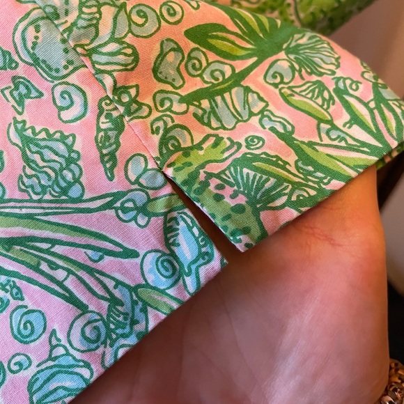 Vintage Lilly Pulitzer alligator capri pants 8P🐊 - Picture 4 of 9